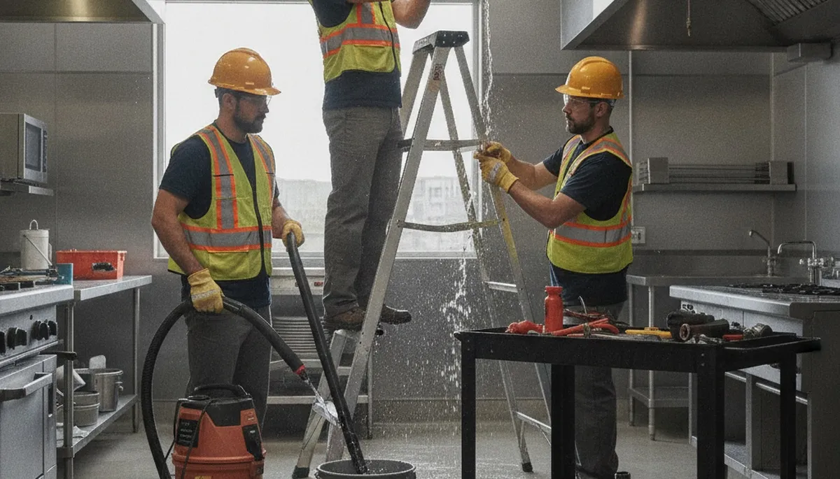Emergency plumber repairing a burst pipe in Chico, CA for fast 24/7 home service