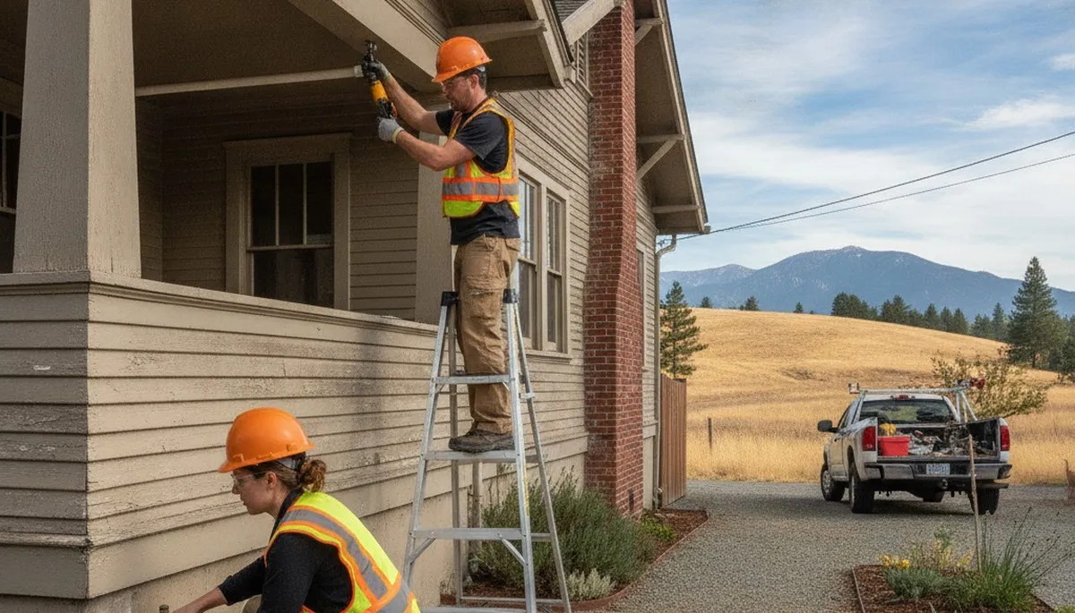 Plumber servicing a home in Chico, CA for expert plumbing repair and leak fixes