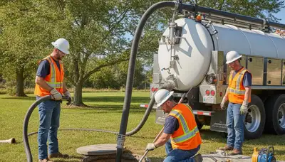 Septic tank cleaning service in Chico, CA by On Call Plumbers for local homes