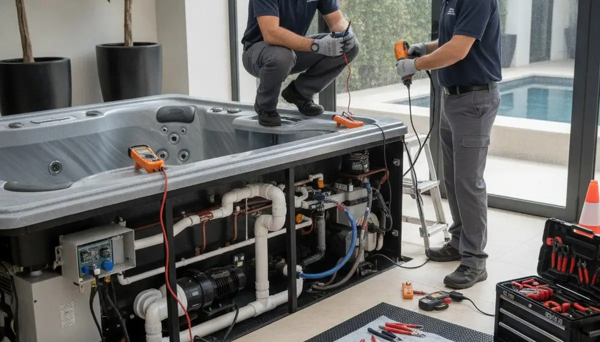Spa repair service in Chico, CA for home spa maintenance by local plumbers