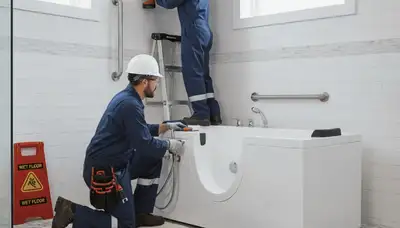 Walk-in tub installation for Chico, CA homes by On Call Plumbers